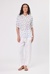 PUGLIA SPRIG SHIRT - blue flowr